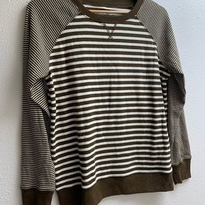 Eddie Bauer stripped sweater, medium